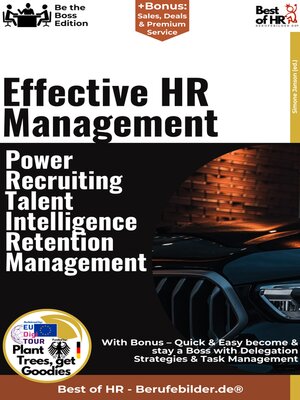 cover image of Effective HR Management – Power-Recruiting, Talent Intelligence, Retention Management